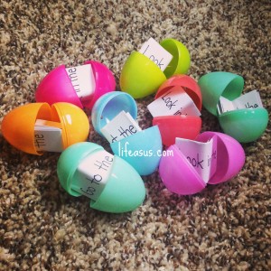 How to plan your own Easter Egg Hunt using common sight words (lifeasus.com) #easter #easteregghunt #egghunt #earlyliteracy #learntoread #reading #sightwords
