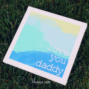 Easy DIY Father's Day Art! (lifeasus.com) #fathersday #fathersdaygiftideas #fathersdaygift #diygiftideas #lifeasus