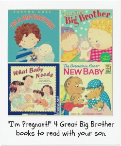 4 great books to prepare your child for a new baby! (lifeasus.com) #bigsister #bigbrother #newbaby #motherhood #parentwithus #reading 