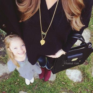 Avery Gold Leaf Necklace by Cadorah Jewelry featured by @lifeasallison on Instagram // Giveaway!